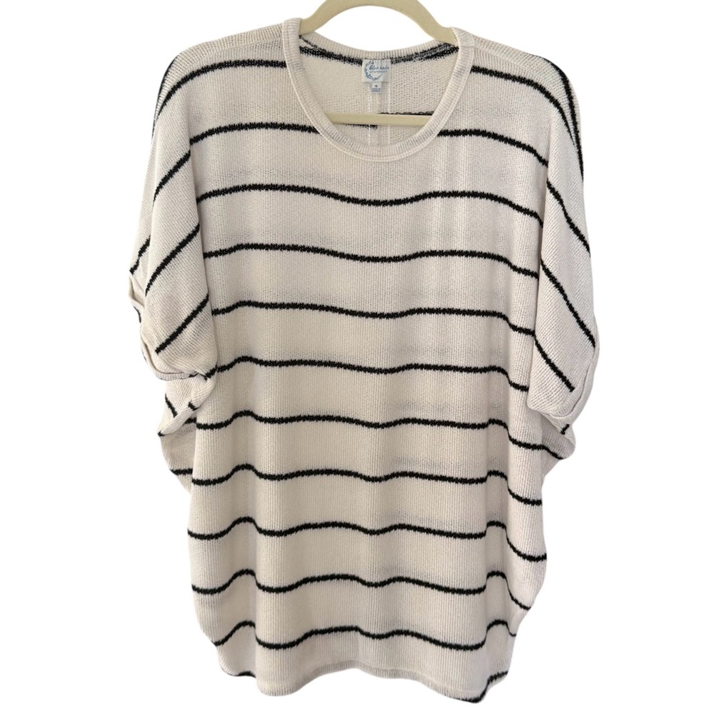 BLUE RAIN Batwing Dolman Sleeve Sweater Top Oversized Small